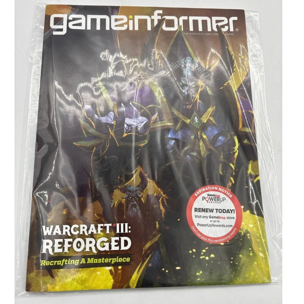 Game Informer Warcraft III Reforged Magazine 2018 Blizzard Cover Story Issue 308